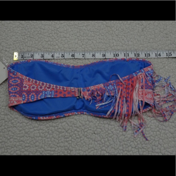 Boho Patchwork Nordstrom Swim Top Size Large - Picture 5 of 5